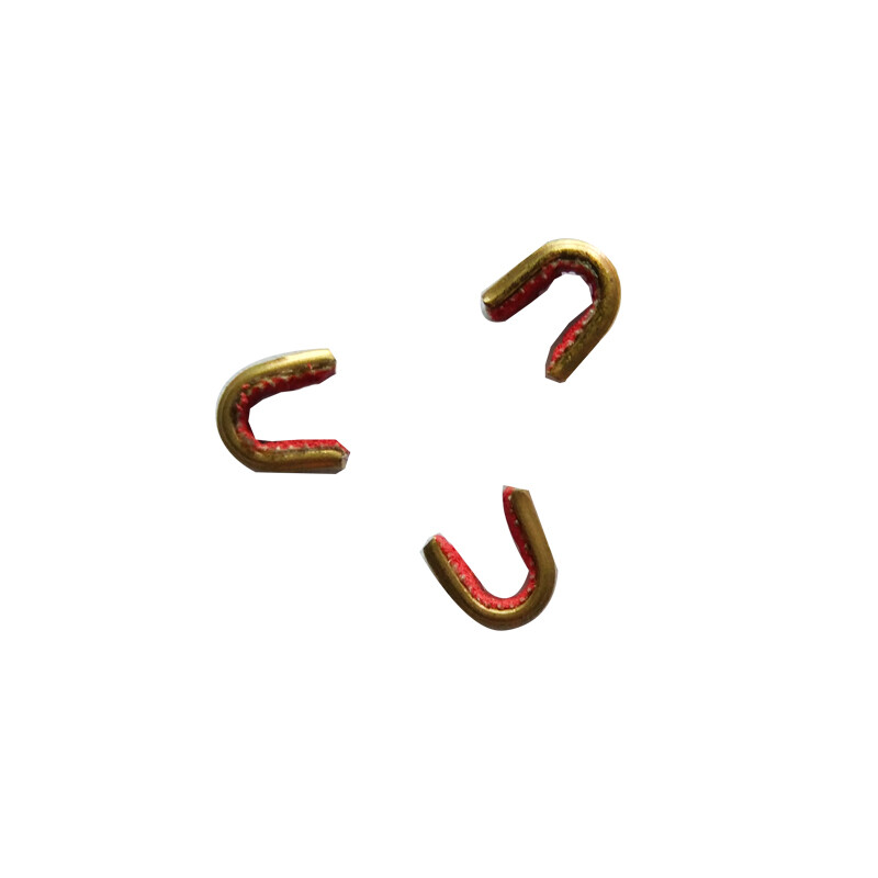 6X Archery Bowstring Nocking Buckle Clips Protector Bow String Nock Brass Points