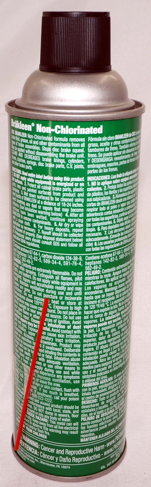 Case of 12 CRC Br kleen Brake Parts Cleaner w/ PowerJet Technology Spray 05050