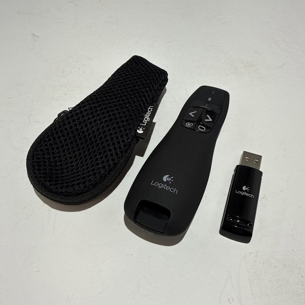 Logitech R400 Presenter Remote Control with Laser Pointer