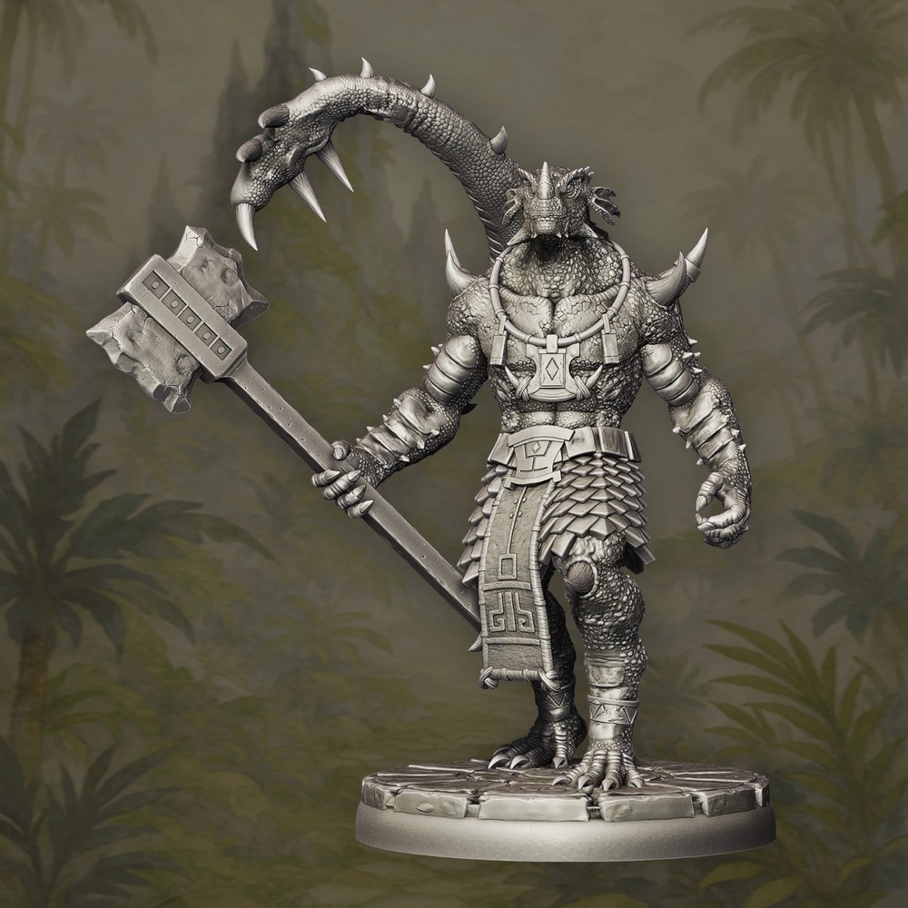 Lizardman Saurian Warriors 28mm fantasy