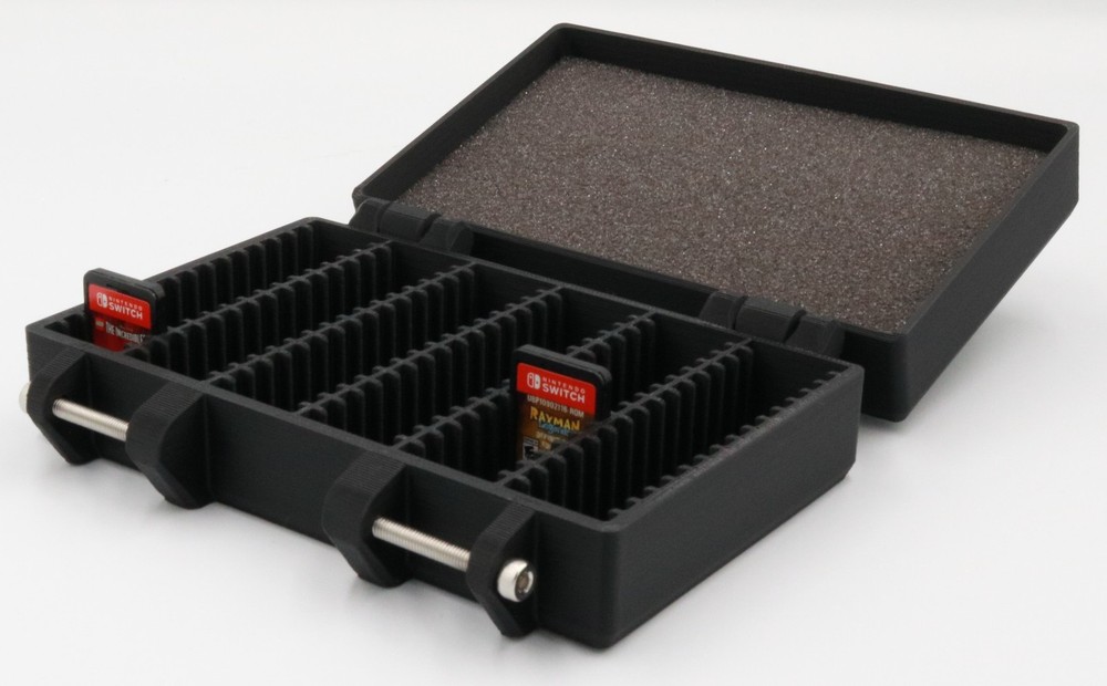 Switch 1 & 2 Compatible Protective Carrying Case - Holds 96 Games