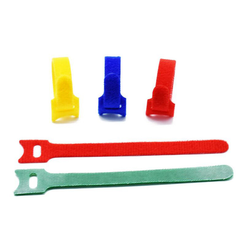 Hook And Loop Cable Ties Straps Strapping Reusable Width 12mm Various Colours