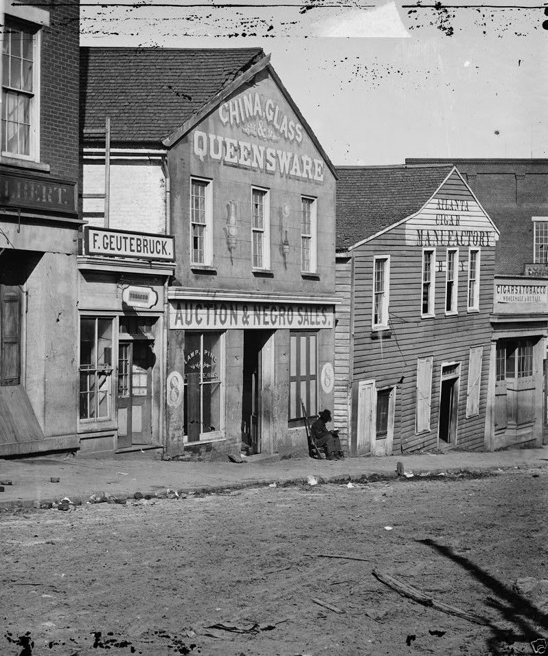 Slave Trading Company Whitehall St. Atlanta Georgia 1864 8x10 US Civil War Photo