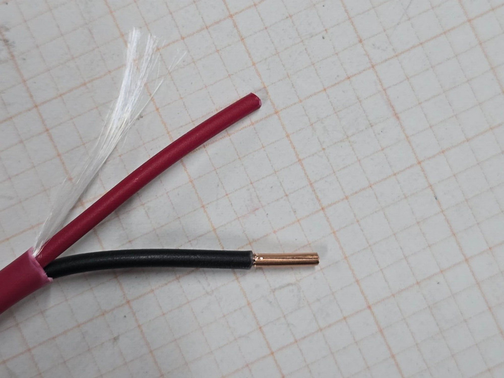 Carol E3522S 14/2C Solid Plenum Fire Alarm/Communication Cable FPLP Red /100ft