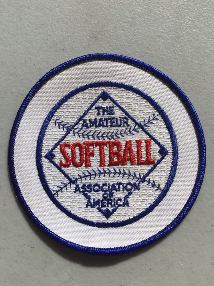 Amateur Softball Association American Round Patch 5”
