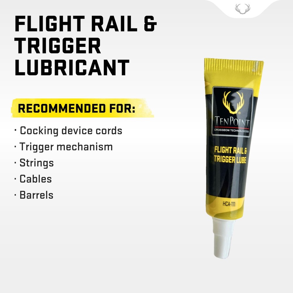 Flight Rail & Trigger Lube - for Cocking Device Cords, Strings, Cables, Barre...