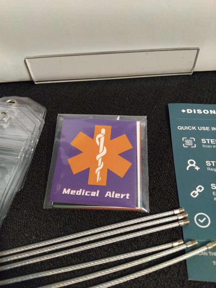 DISONCARE Medical Alert Tags