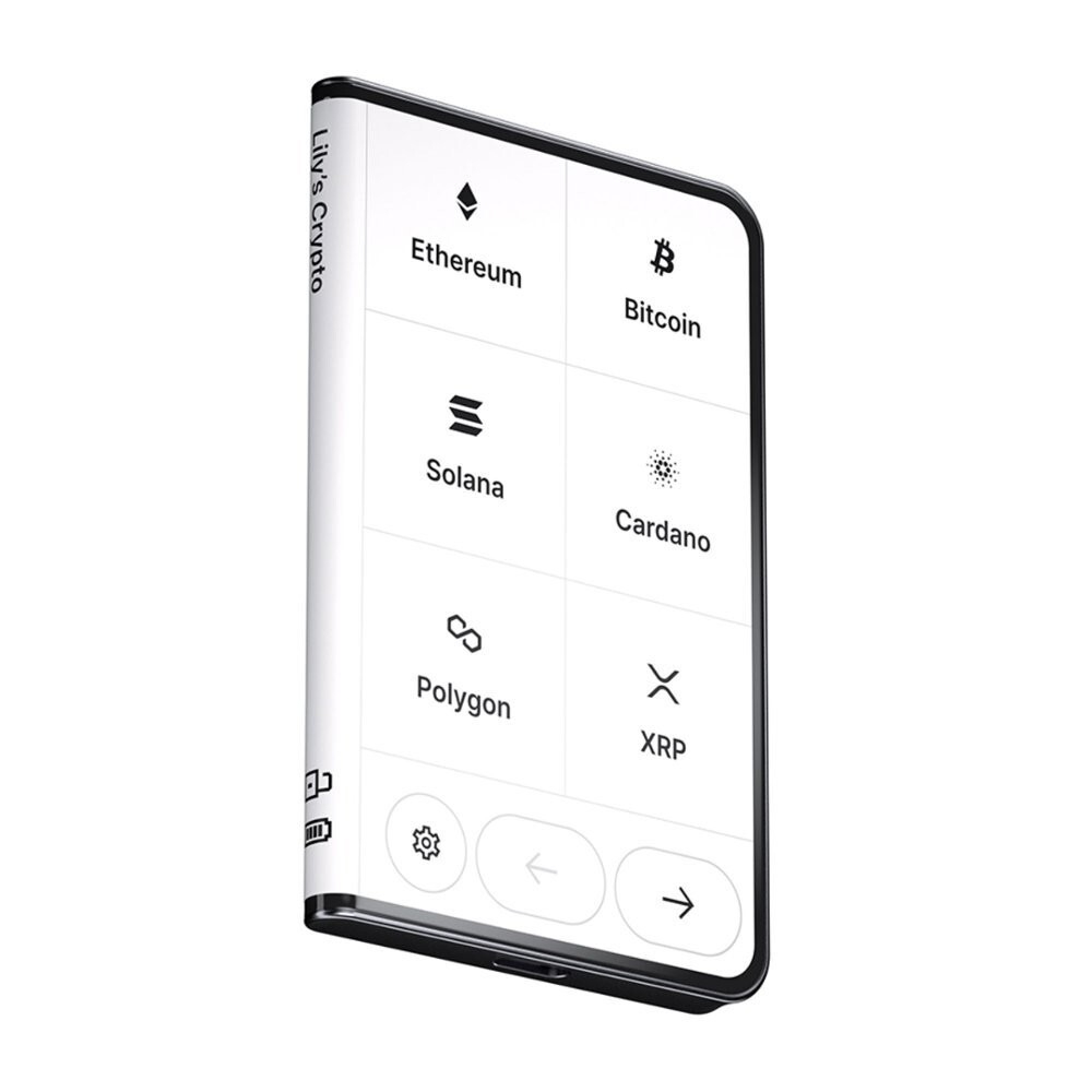 Ledger Stax & Limited Edition Shell Crypto Hardware Wallet - E Ink Touch Screen