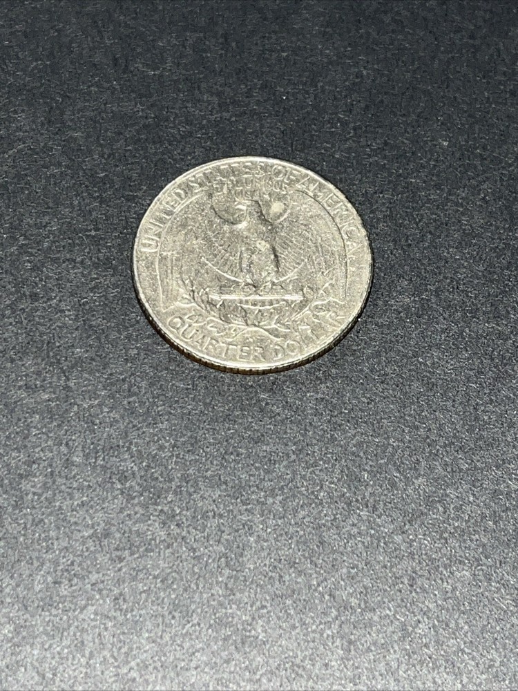 1982 US Quarter With Error misprint “in” Filled In