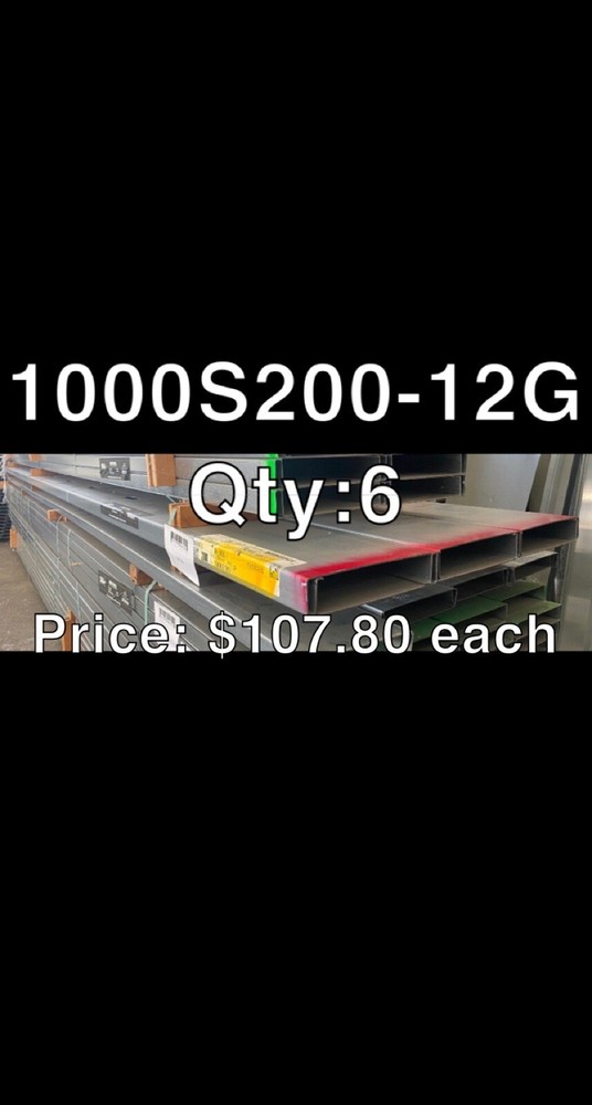 New Construction Materials! Structural Studs & Tracks