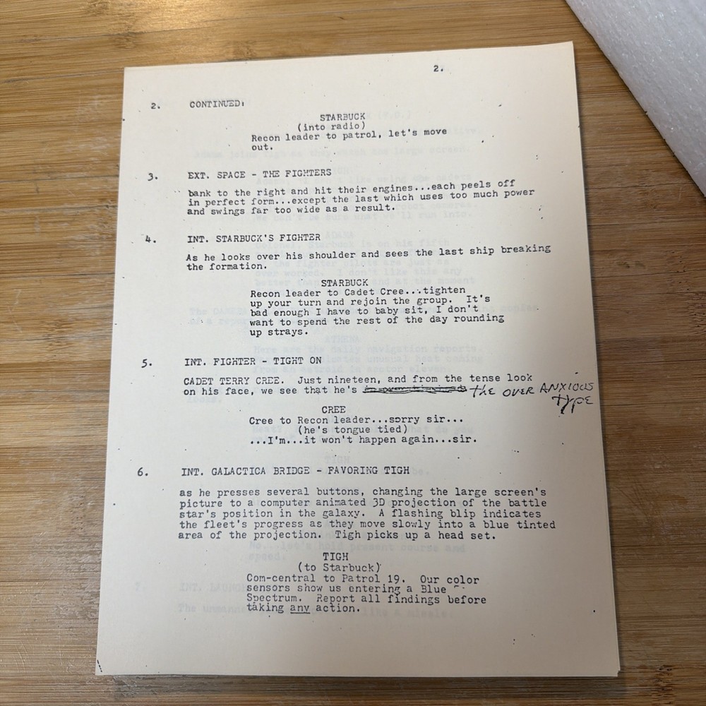 Galactica First Draft Teleplay Copy