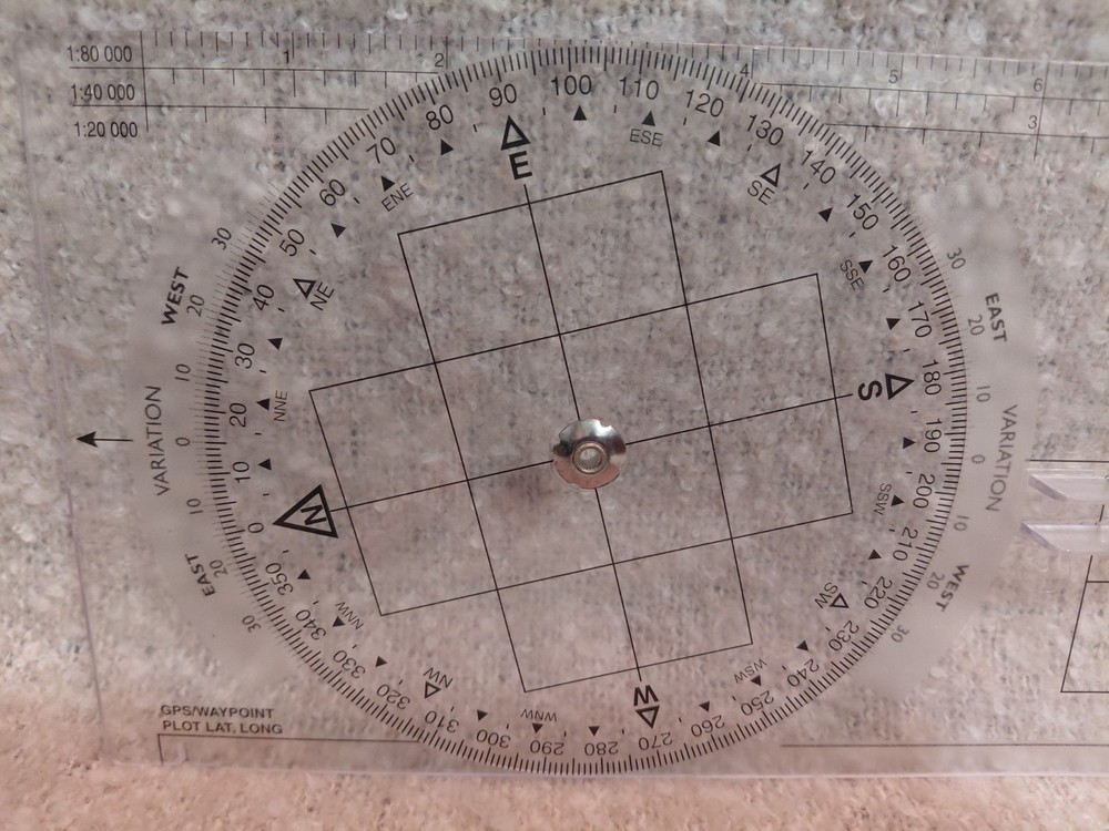 Weems & Plath 255 Marine Navigation Charr Protractor