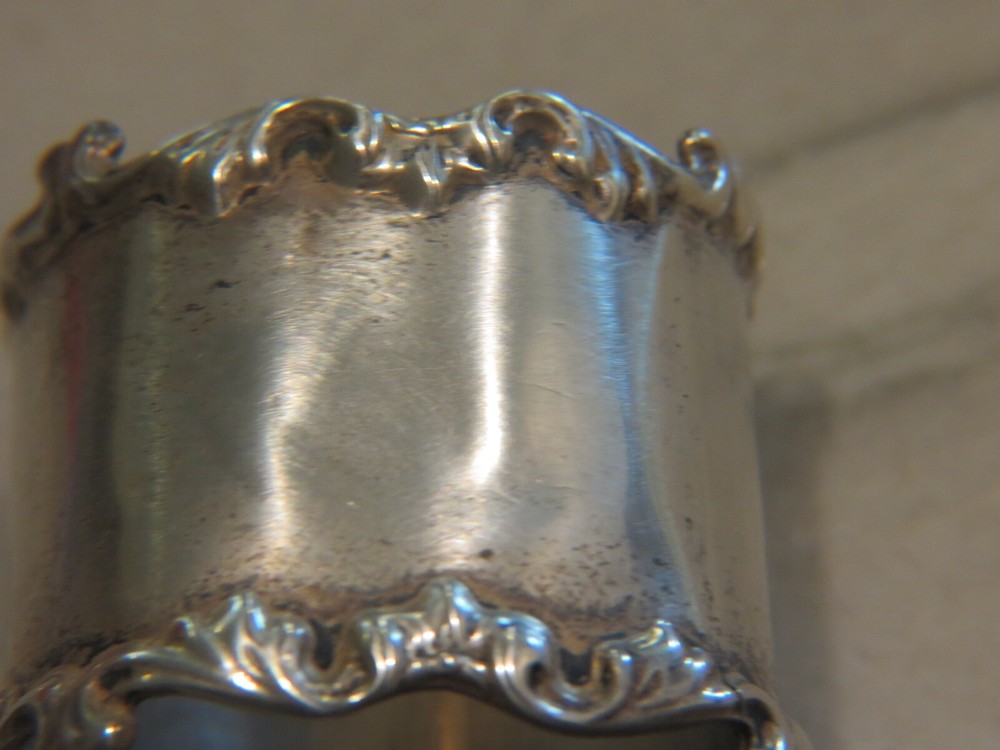 Round Sterling Silver Napkin Ring 25.6 grams