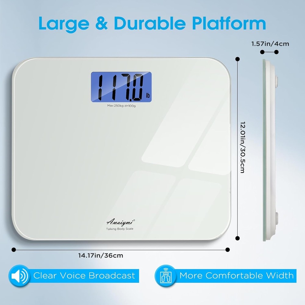 Digital Talking Bathroom Scale for Visually Impaired
