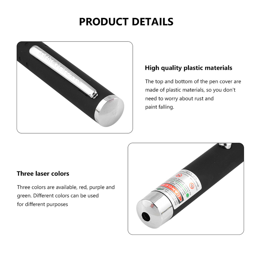 2Pack Lazer Green Battery-powered laser pointer Astronomy Visible Beam Light