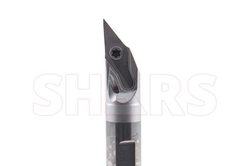 SHARS 3/8" RH SVJBR Coolant Through Indexable Solid Carbide Boring Bar VBMT S]