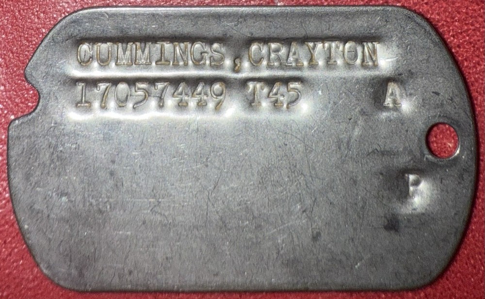 WW2 Dog Tag 301st Ordnance Regiment / European Civil Affairs US Contingent (11)