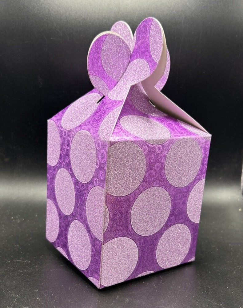 Purple Diamond Gift Boxes 4" 2 Pcs Set