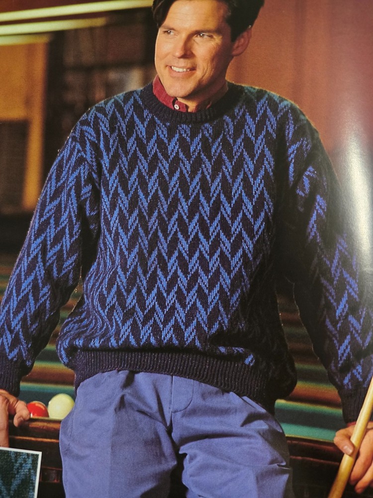 Phildar Knitting Pattern Magazine - Men - 18 Patterns