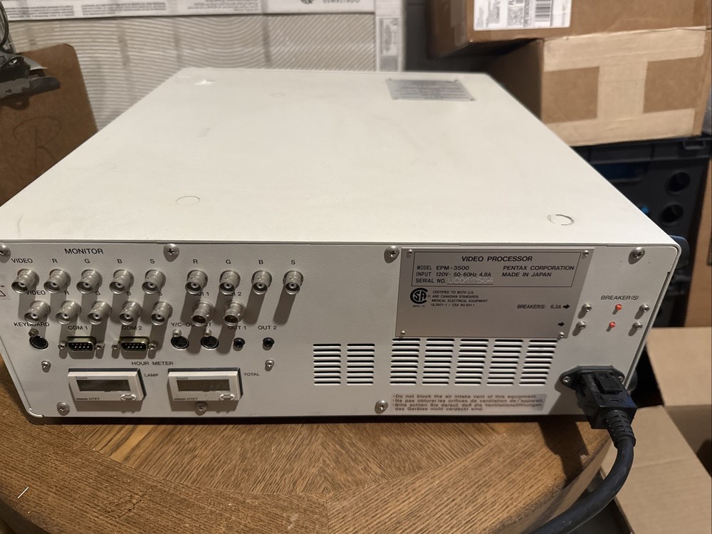 Pentax EPM-3500 Endoscopy Xenon Light Source Video Image Processor