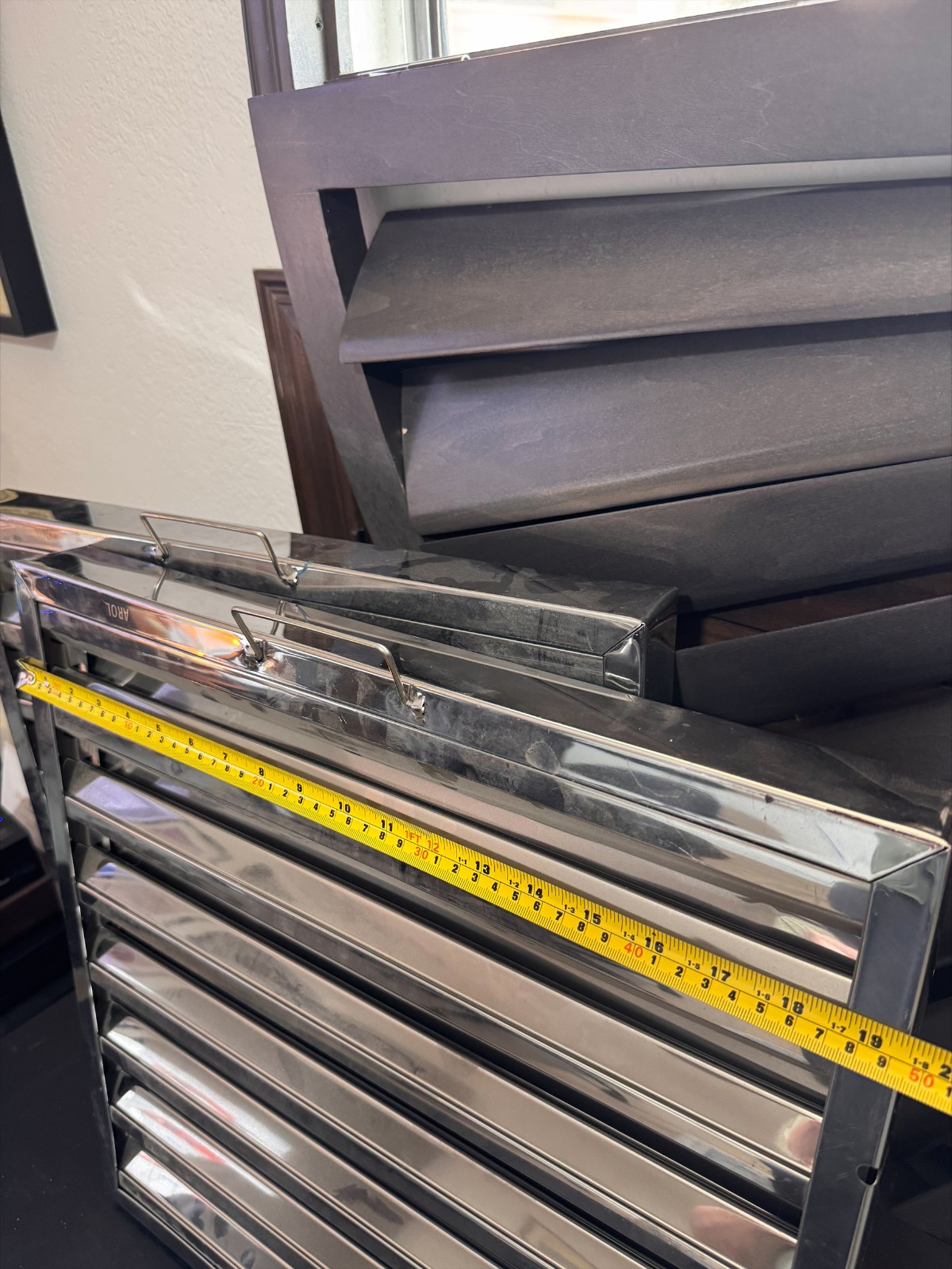 Two AROL Stainless Steel Commercial Hood Filters 19x19 Grease Baffle Restaurant