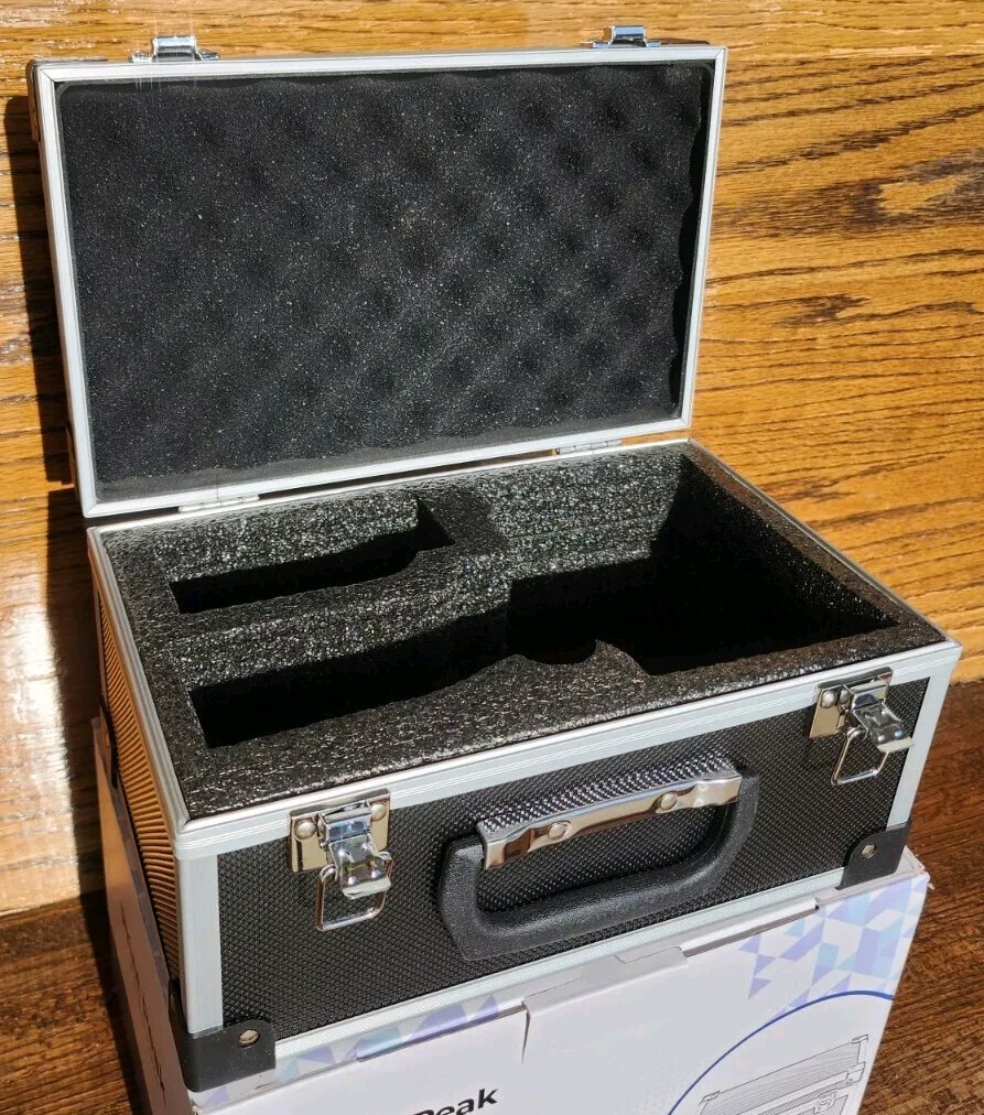 PRINT PEAK Handheld Inkjet Portable Printer Travel Case w/ Custom Foam Insert