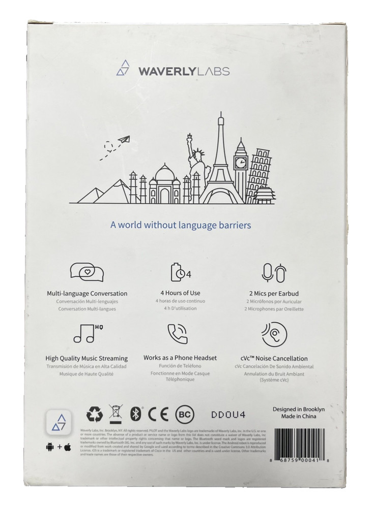 Waverly Labs Pilot Language Translating Earpiece - Red