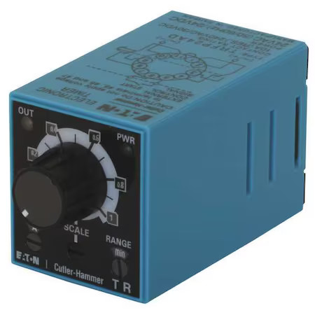 Eaton Trfp24ad Multifunction Time Delay Relay, Octal, 6 Functions 24V Ac/Dc,