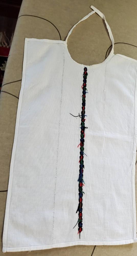 Traditional front panel (bib) from North Macedonia
