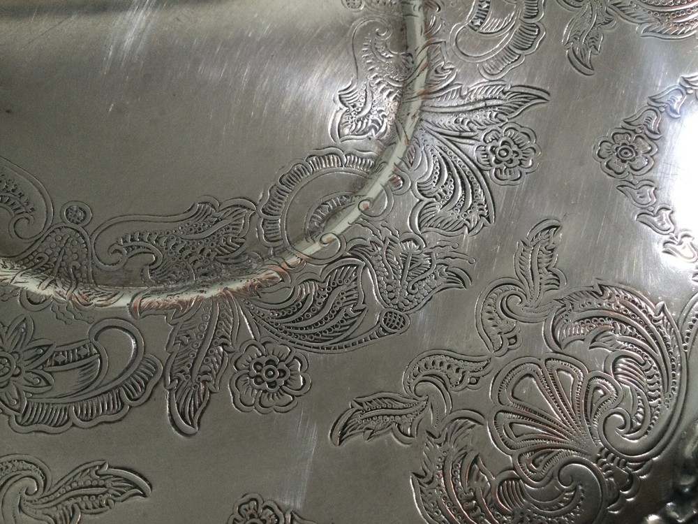 Made in Canada Old English Reproduction SP 520 - 47 etched scrolls 10''