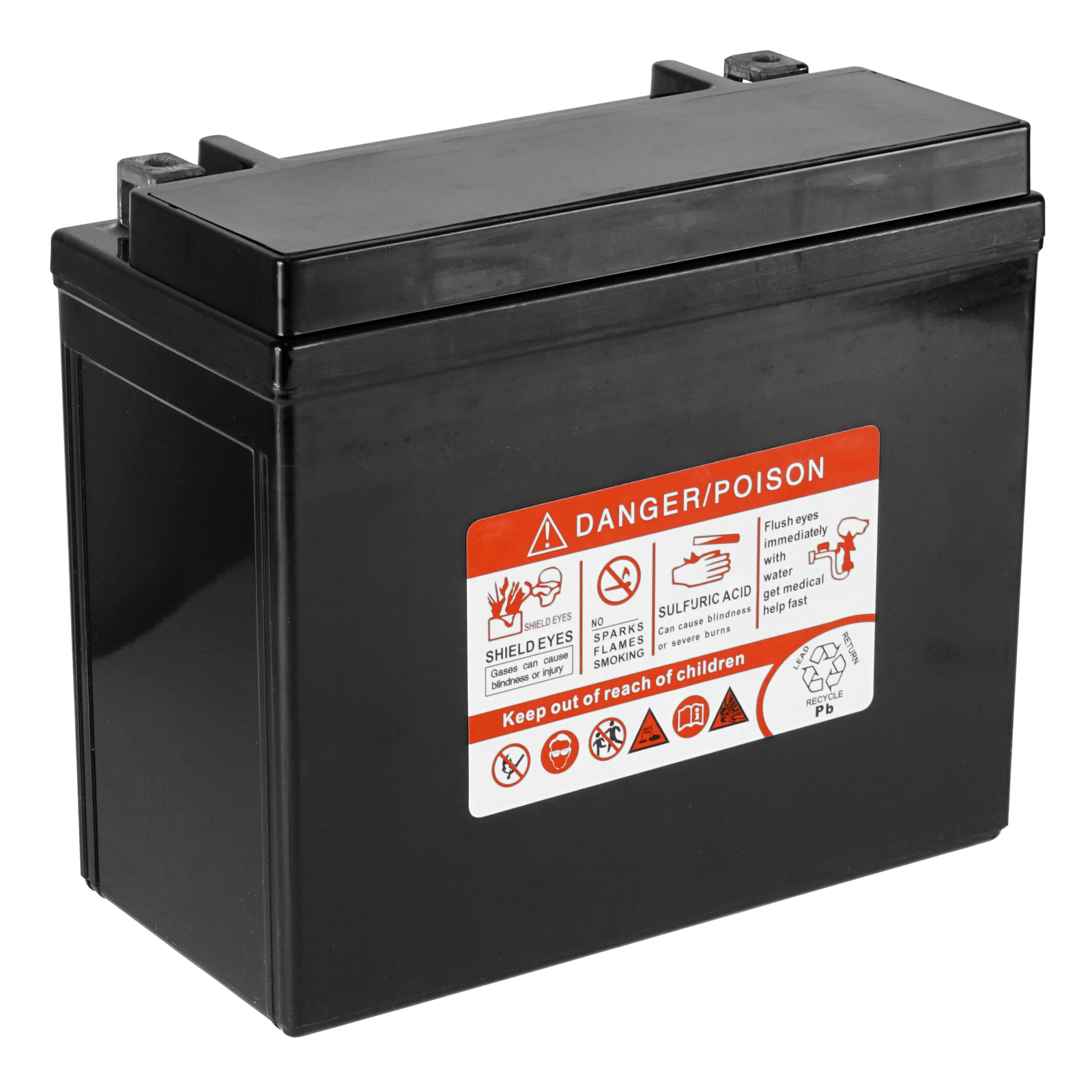 Caltric YTX20H-BS AGM Battery for Yamaha 12V / 18AH / CCA 270