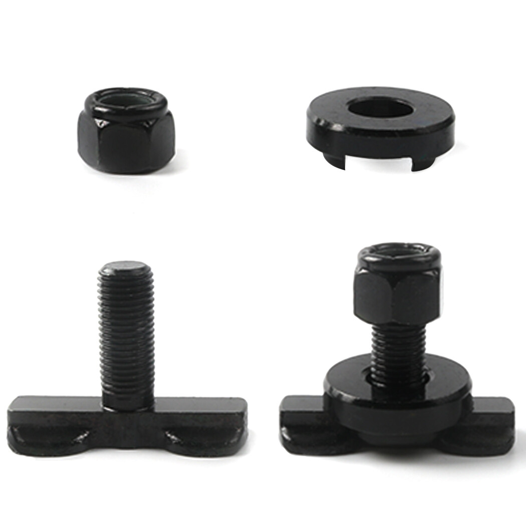 Pack of 8 L-Track Double Lug Threaded Stud Nut Fitting Tie Down