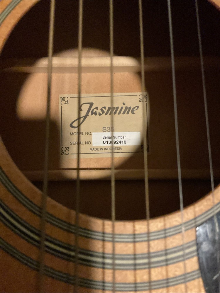 Jasmine Dreadnought Acoustic Guitar 6 String w/ GEARLUX Case Picks, Strings