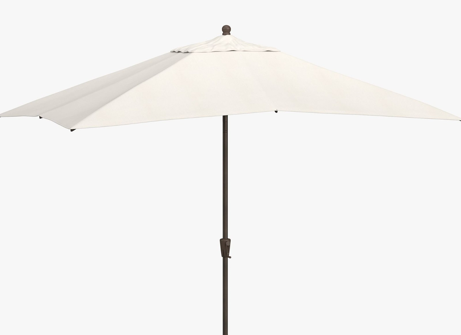 Pottery Barn 10' Rectangular Outdoor Umbrella Rustproof Aluminum Tilt Frame