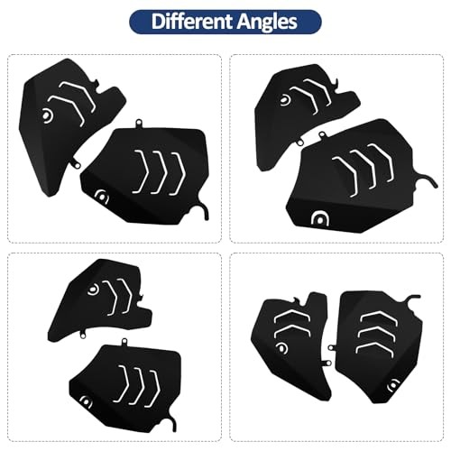 Motorcycle Engine Guard Frame Protector Body Dust Shield Compatible with
