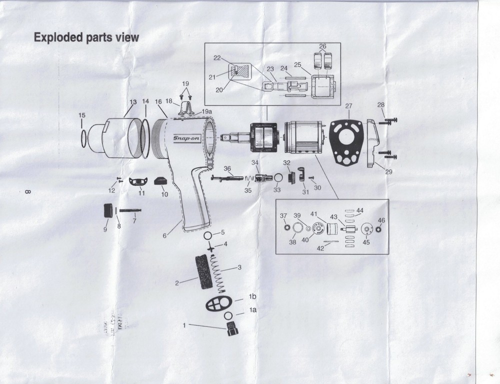SNAP ON IM5100 TUNE UP KIT & 8-VANE ROTOR CONVERSION KIT BOOST YOUR TOOL TORQUE