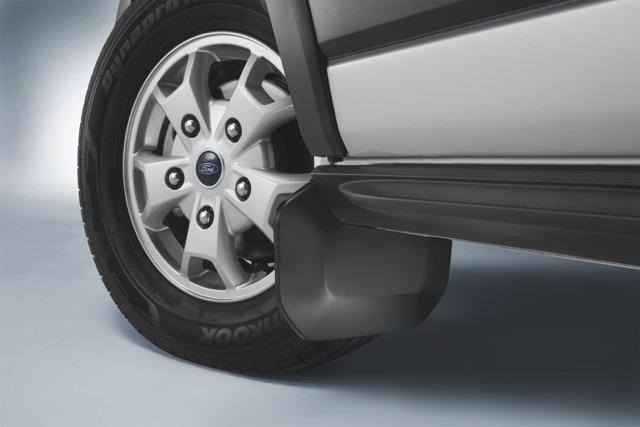 Transit® 2015-2024 Molded Splash Guards Mud Protector Flaps Front Pair in Black