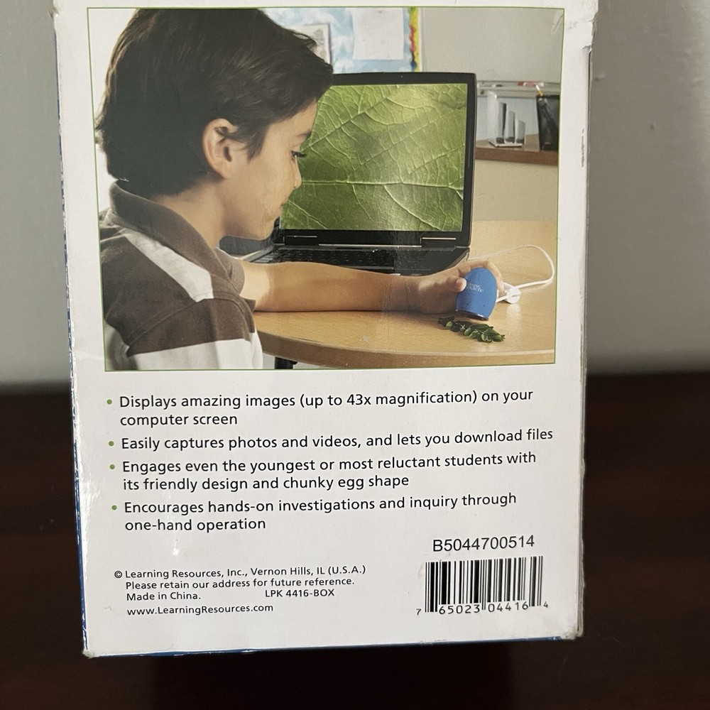 Zoomy By Learning Resources Handheld Digital Microscope - NIB - Never Opened