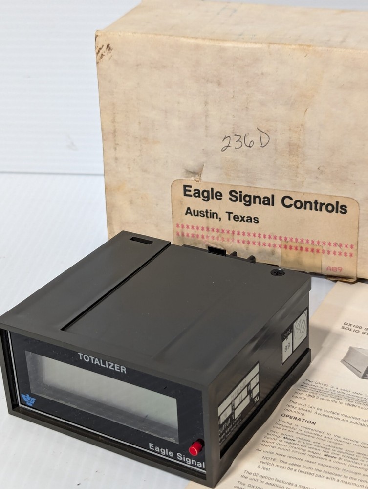 Eagle Signal DX101A602 Solid State Time/Count Totalizer