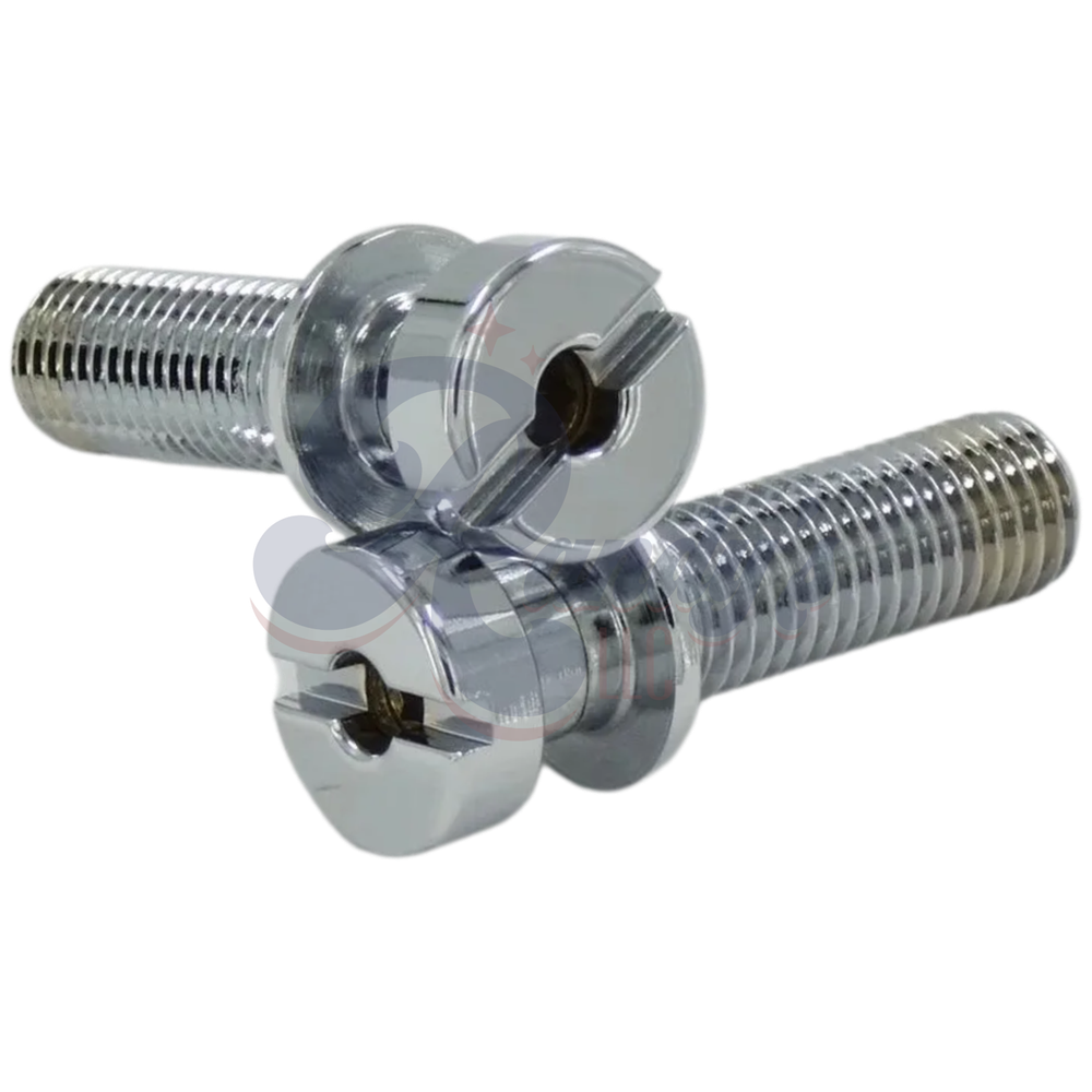 Advanced Plating Inc (API) Locking Stopbar Studs - Flat - 2-Pack