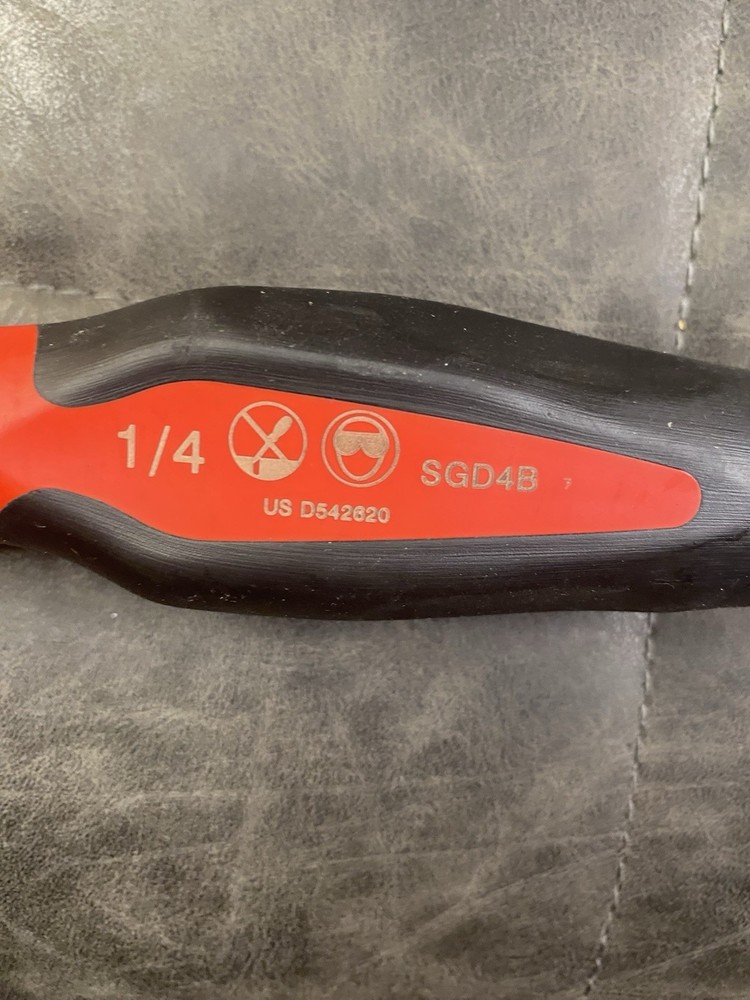 Snap On Screwdriver Set Red Soft Grip