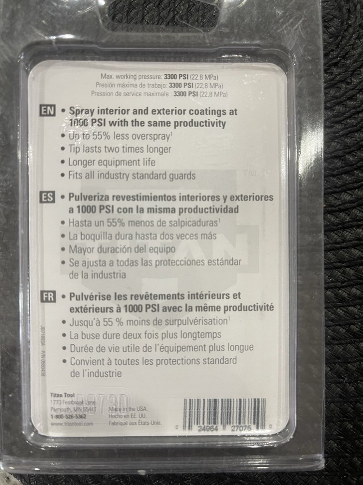 Titan 330-311A TR1 HEA Reversible Spray Tips