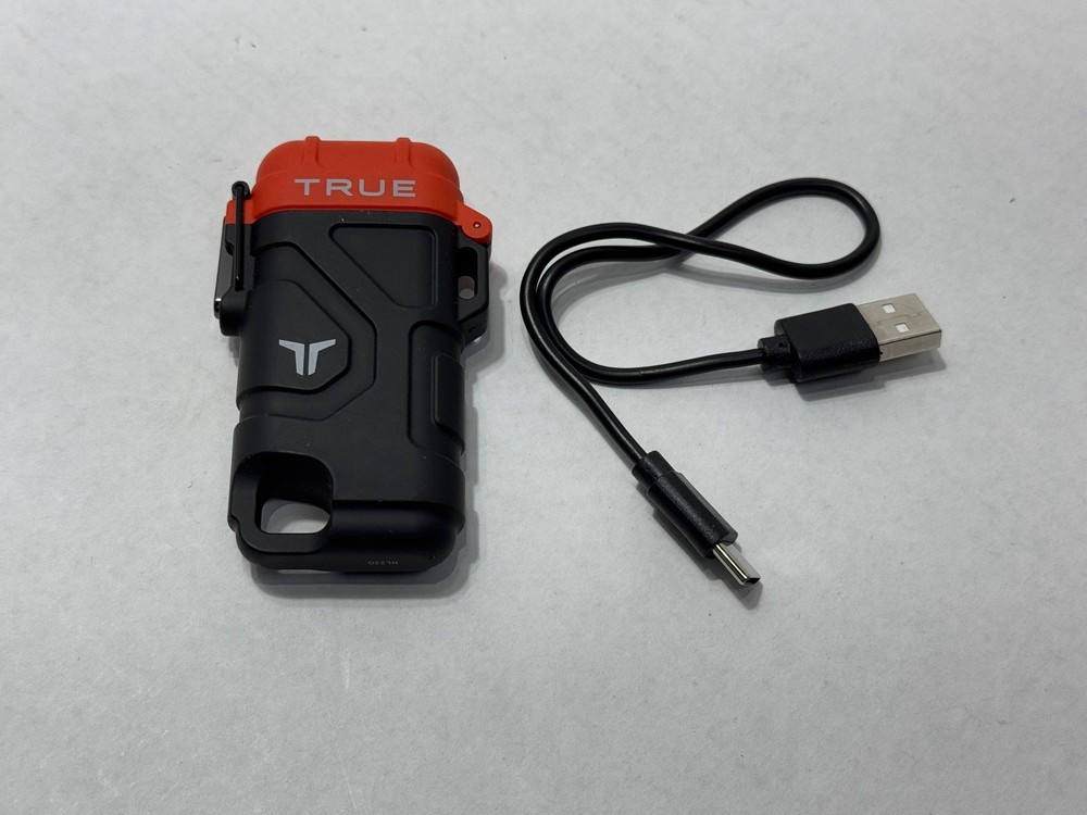 TRUE [USB-C] RECHARGEABLE ARC WINDPROOF PLASMA LIGHTER XR - [ORANGE]