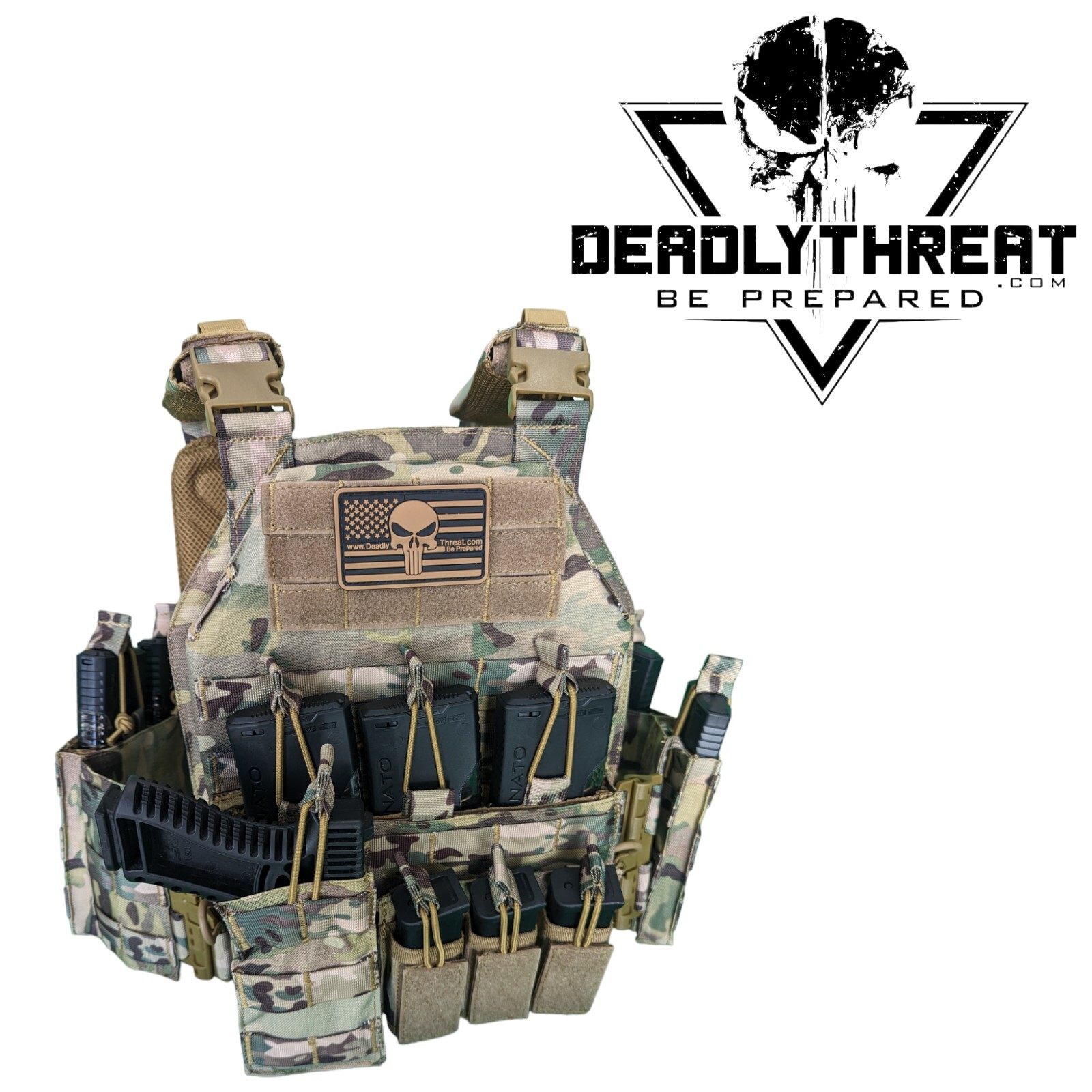 Urban Assault Camo 7 Tactical Vest Plate Carrier