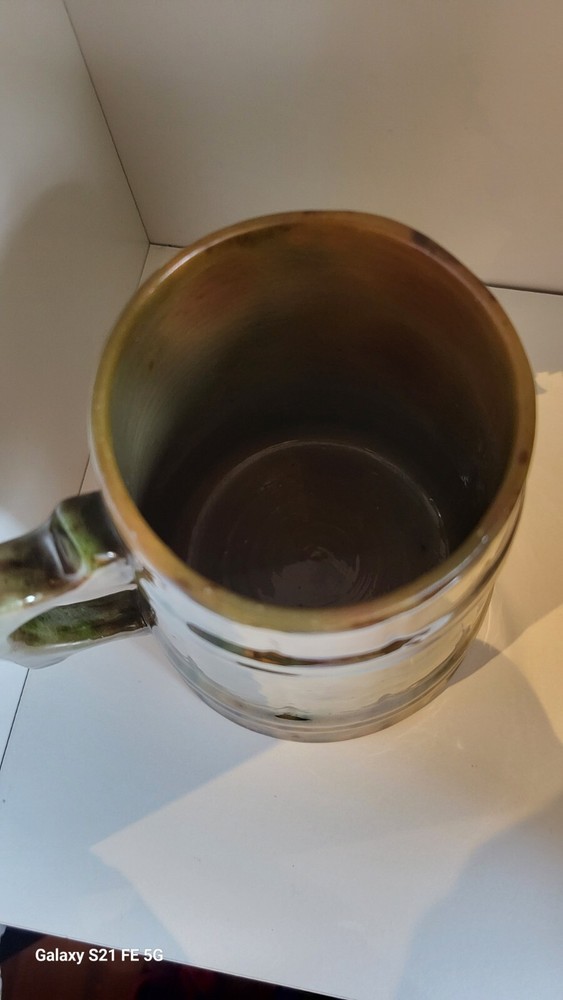 antique ceramic beer mug vintage