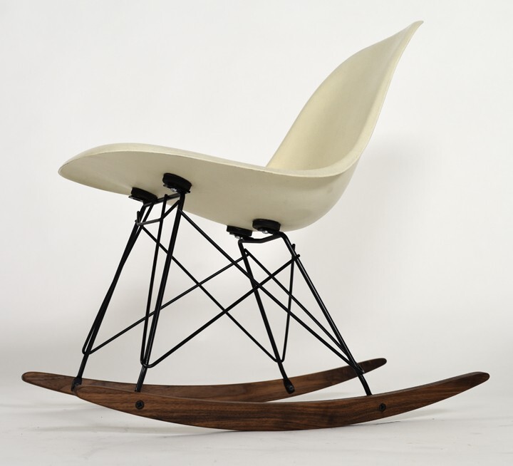 Replacement BLACK WALNUT ROCKER BASE Vintage Spec fit Eames Herman Miller Shells
