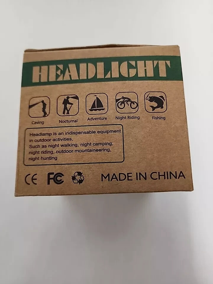 Long Shot Headlight LED Flashlight for Outdoor Activities (2PACK)