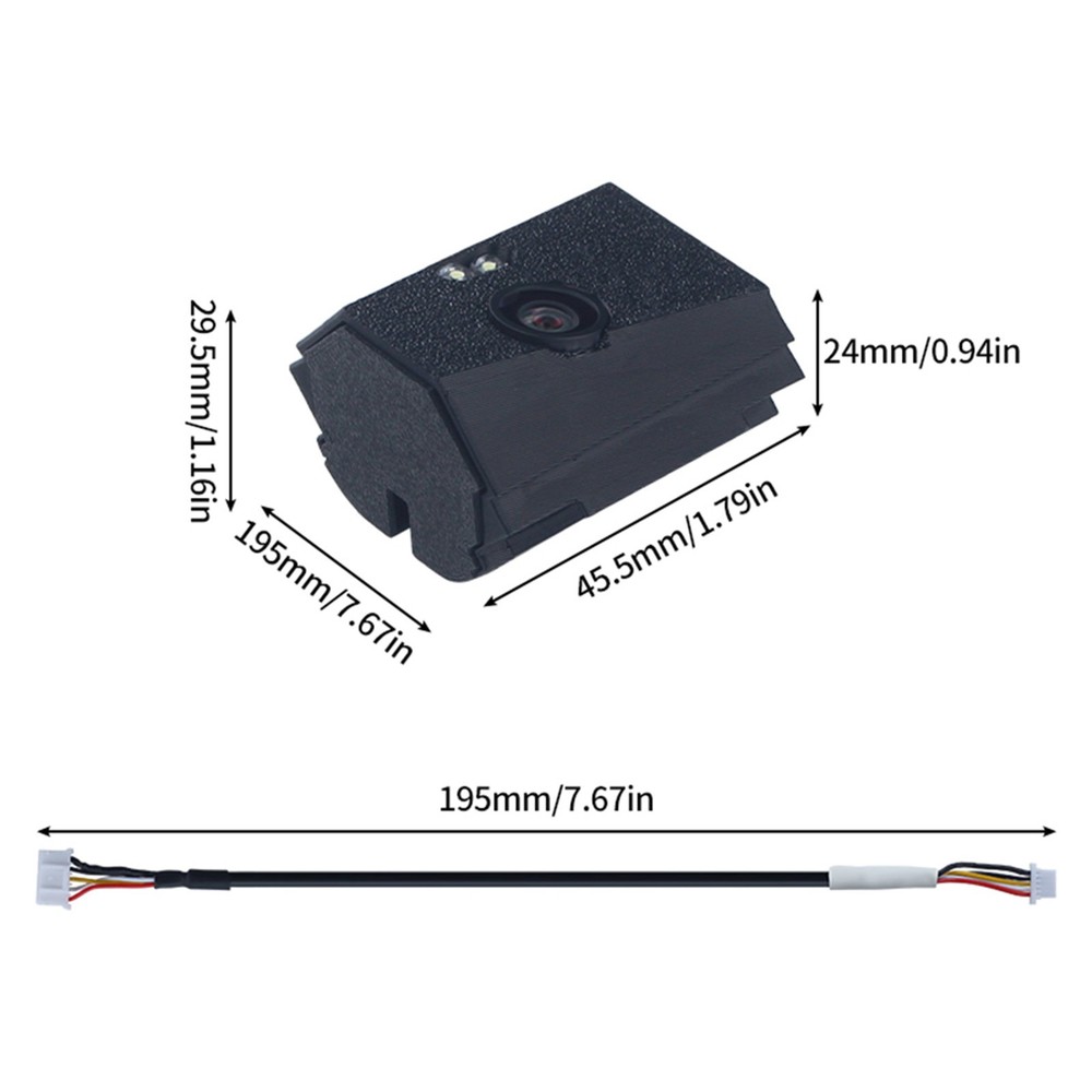 For Flashforge Adventurer 5M/5M Pro 3D Printer Camera Assembly w/ Extension Cord