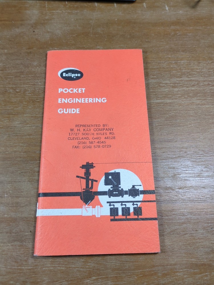 Vintage Eclipse Combustion Pocket Engineering Guide 1971