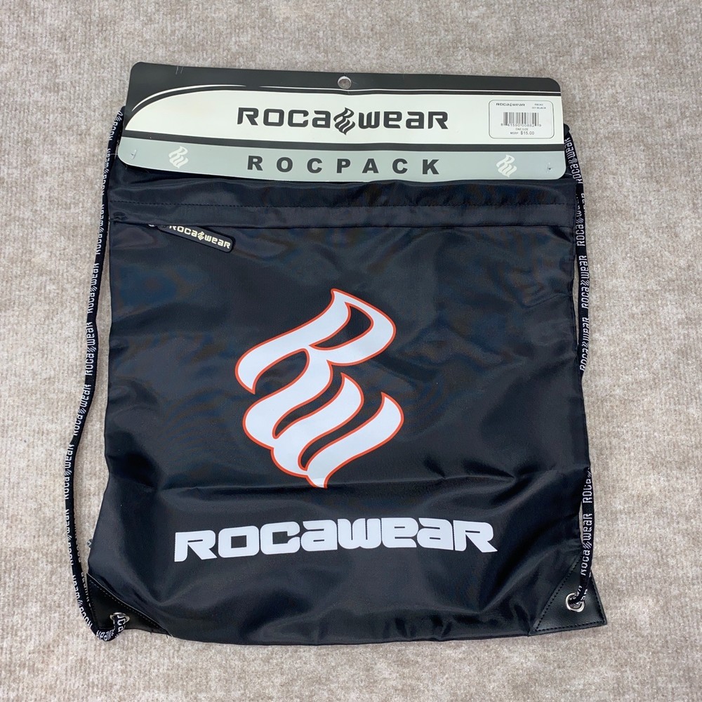Vintage Rocawear Drawstring Bag Backpack Y2K NEW